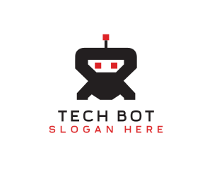 Ninja Robot Technology logo design