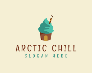 Ice Cream Sundae logo design