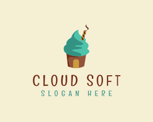 Ice Cream Sundae logo design