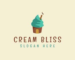 Ice Cream Sundae logo design