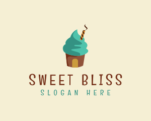 Ice Cream Sundae logo design