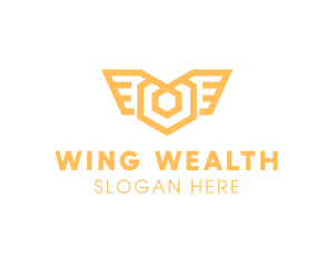 Premium Tech Wings logo design