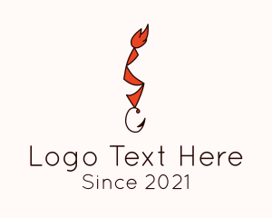 Minimalist Fish Hook Lure logo