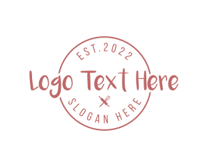 Homemade Pastry Wordmark  logo