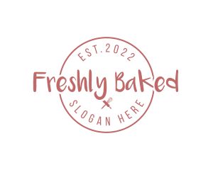 Homemade Pastry Wordmark  logo design