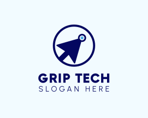 Digital Tech Arrow logo design