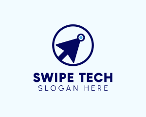 Digital Tech Arrow logo design