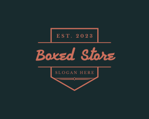 Hipster Boutique Store logo design