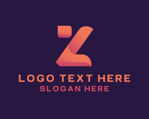 Creative Geometric Letter Z logo