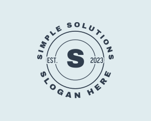 Simple Business Circle logo design