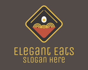 Egg Noodle Sign logo design