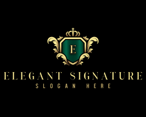 Regal Elegant Crown logo design