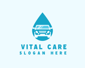 Car Water Droplet logo