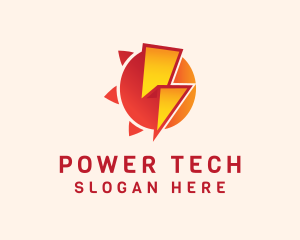 Solar Electric Power logo design