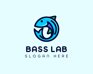 Fish Aquarium Fishery logo design