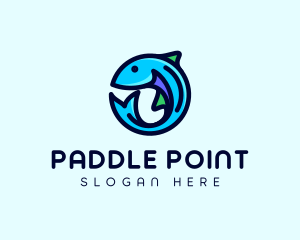 Fish Aquarium Fishery logo design