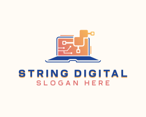 Digital Computer Programming logo design