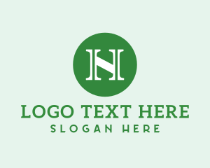 Serif Business Letter N logo