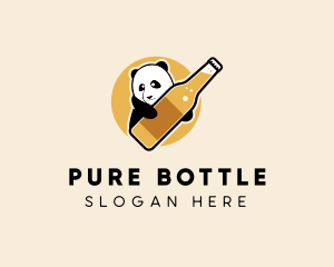 Panda Beer Bottle logo
