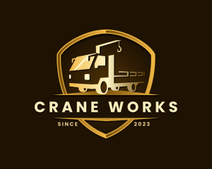 Crane Truck Shield logo