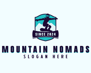 Mountain Snowboard Team logo design