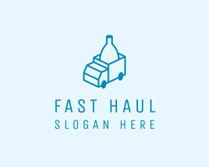 Bottle Delivery Truck logo