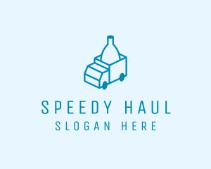 Bottle Delivery Truck logo