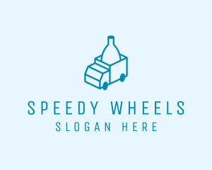 Bottle Delivery Truck logo