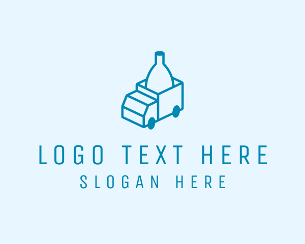 Milk Bottle logo example 2