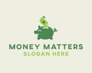 Money Piggy Savings logo design