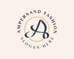 Classic Fashion Letter A logo design