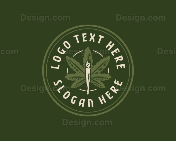 Marijuana Weed Smoke Logo