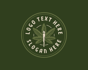 Marijuana Weed Smoke logo