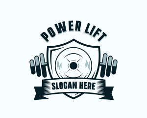 Weightlifting Gym Shield logo