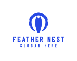 Eye Feather Wildlife logo design