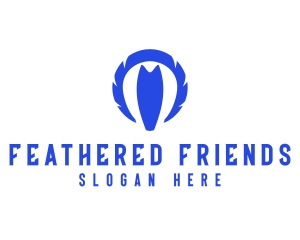  Eye Feather Wildlife logo design