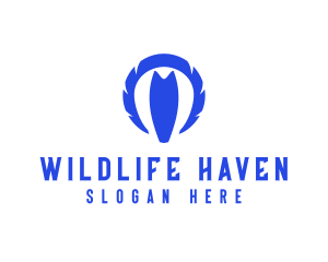  Eye Feather Wildlife logo design