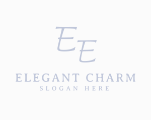 Elegant Minimalist Typography logo design