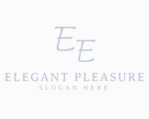 Elegant Minimalist Typography logo design