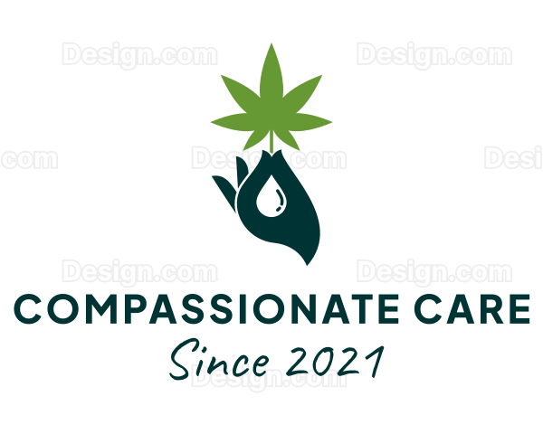 Cannabis Medicinal Leaf Logo