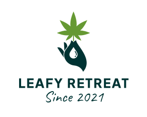 Cannabis Medicinal Leaf  logo design