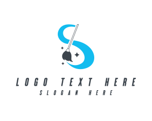 Cleaning Mop Swoosh logo