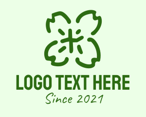 Clover Leaf  Scribble logo