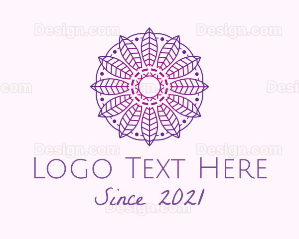 Intricate Gradient Mandala Logo