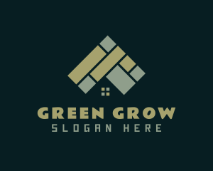 Green House Tiling logo design