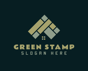 Green House Tiling logo design