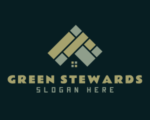 Green House Tiling logo design