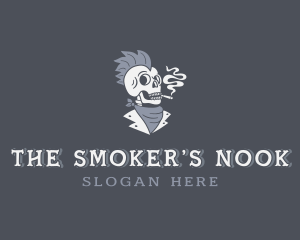 Skull Punk Smoker  logo