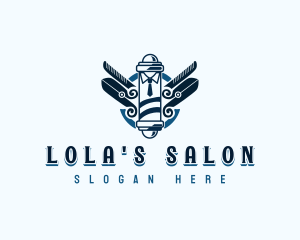 Barbershop Grooming Salon logo design