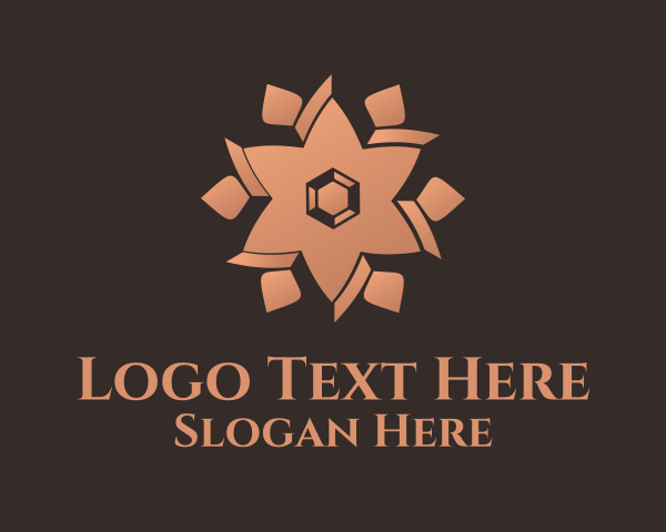 Bronze logo example 1